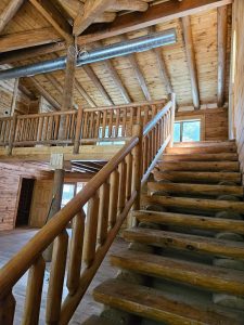 log home inside restoration service